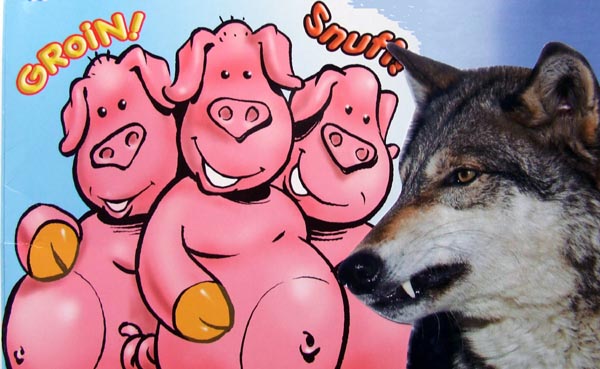 Galerie les 3 petits cochons et le grand méchant loup - Marie Aile Marijk10