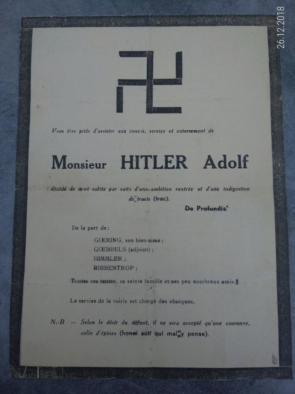 mortuaire Adolf Hitler Tract10
