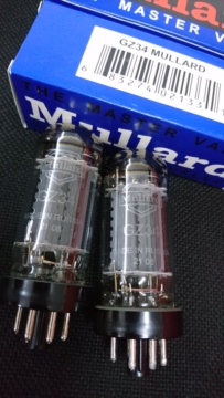 Mullard GZ34 rectifier tube Dsc_1410