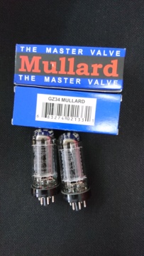 Mullard GZ34 rectifier tube Dsc_1412