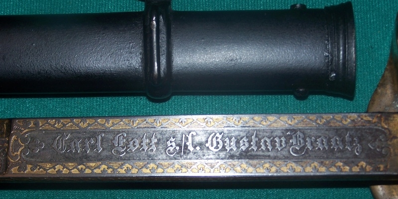 Identification d'un sabre bavarois 610