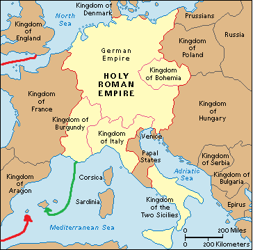 [Guerre] Jihad/Reconquête de la Sicile par les armées musulmanes. [Défaite hafside] Carte10