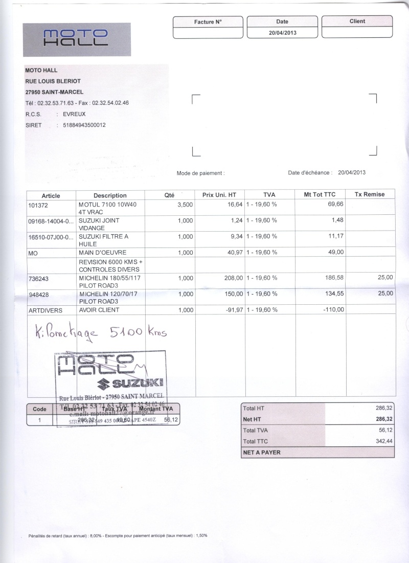 Révision des 6000 km - Page 6 Factur10