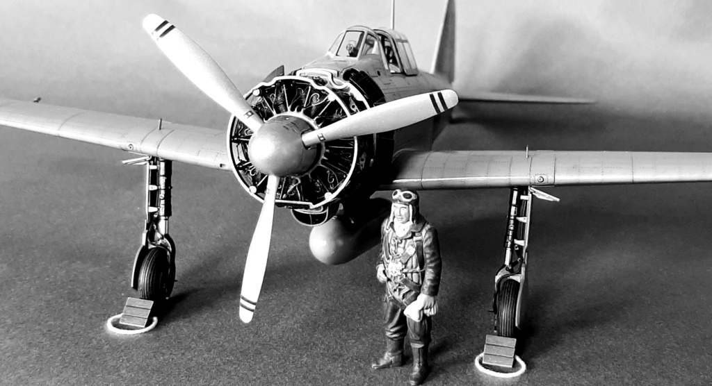 [VITRINE CONCOURS "La guerre du Pacifique, 1941-1945"] Mitsubishi A6M2b model 21 ”Zeke”  Tamiya 1/32 20211143