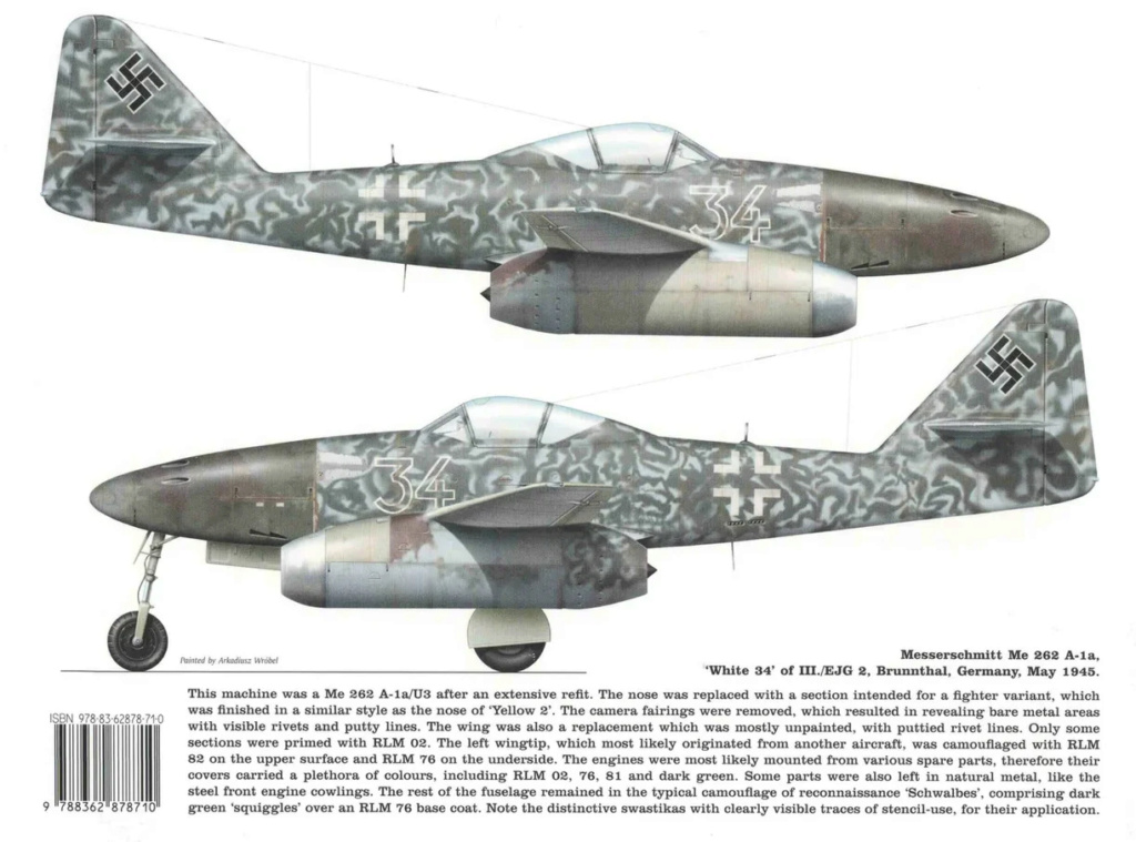 Me 262 A-1a  "Schwalbe" au 32 Trumpeter - Page 10 Kagero11