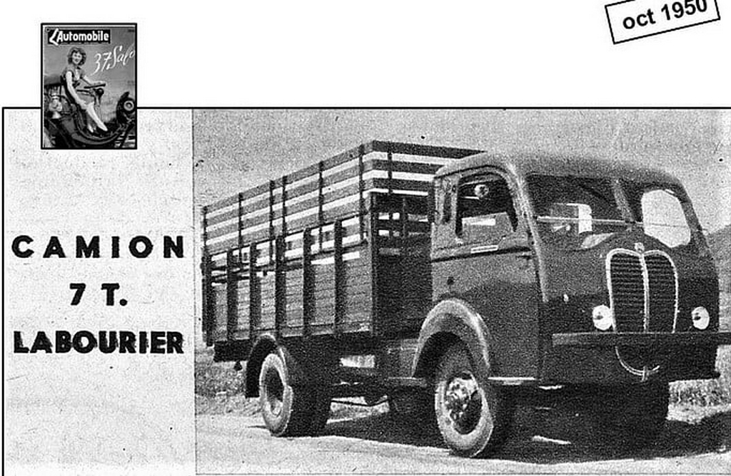 camion LABOURIER cabine avancée CHAUSSON Labou161