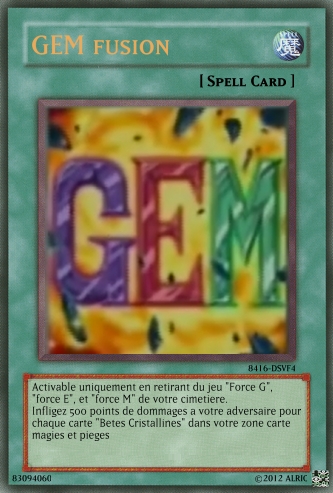 Les cartes oubliées de GX Gem10