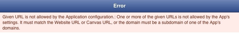 Facebook log in error Image10