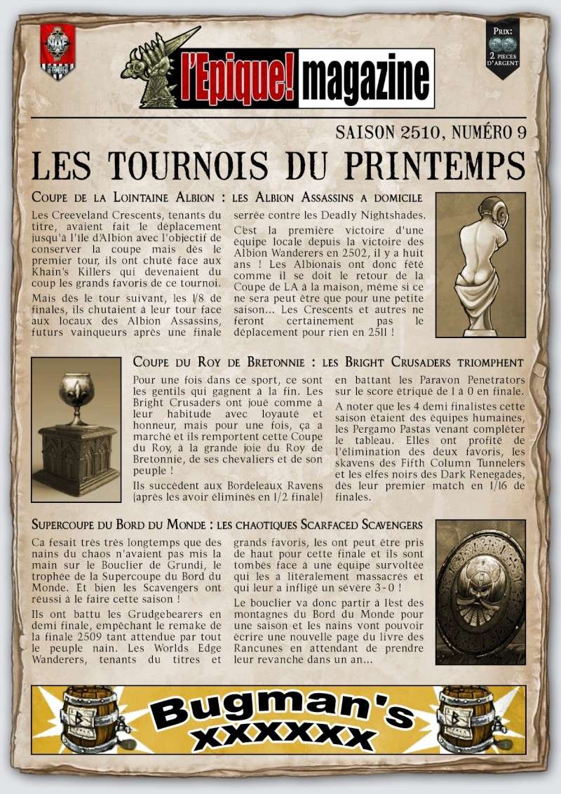 l'Epique! Magazine - Saison 2510 - n°9 Lepiqu14