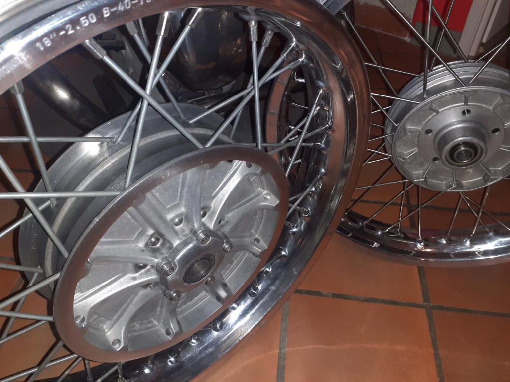  VENDUE Paire de roues serie 6/7,  ATE, Brembo,  R45/65, tous modèles R2v sauf monolevers ! 20220114