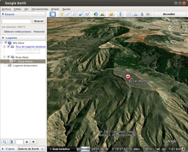 integrar google earth - Tutorial: Usar los iconos waypoint de OruxMaps en Google Earth 610