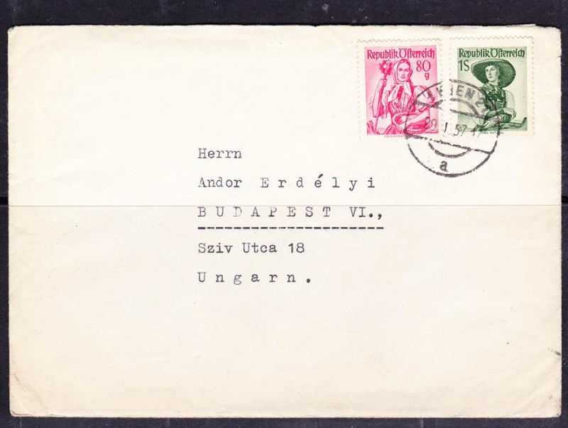 österreich - Trachtenserien ANK 887 - 923 und 1052 - 1072 Belege - Seite 6 Unbena51