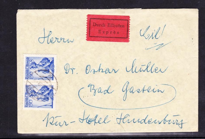 Osterreich - Trachtenserien ANK 887 - 923 und 1052 - 1072 Belege - Seite 6 Unbena57