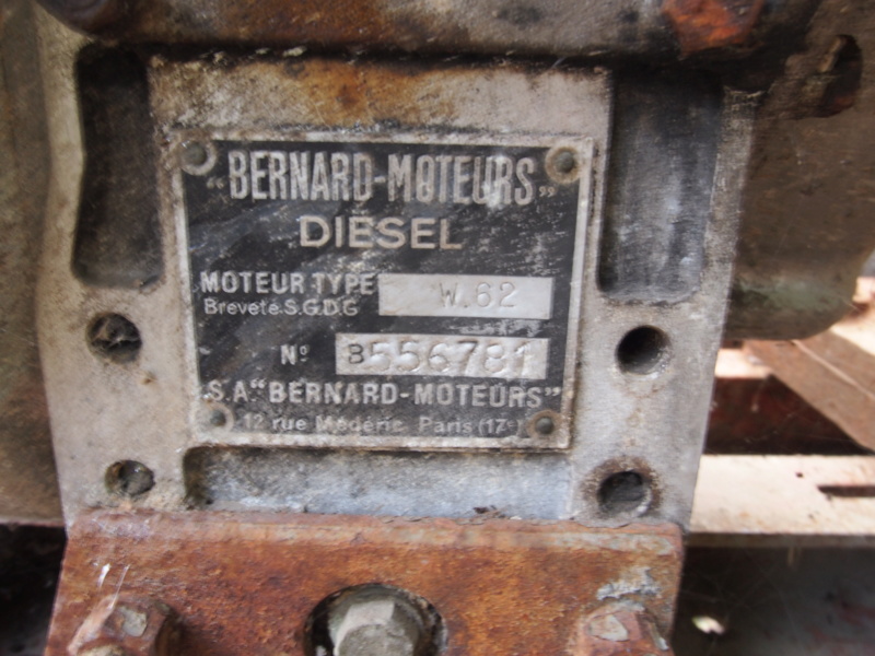 BERNARD - (vendu) moteur Bernard W62 et pompe Farget P1012213