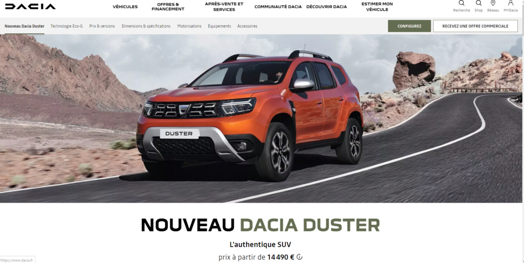 Dacia Duster, le SUV de Dacia - Page 5 Image_27