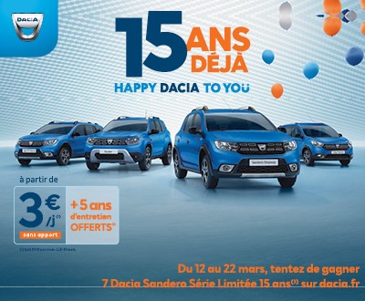 Journées Portes Ouvertes Dacia