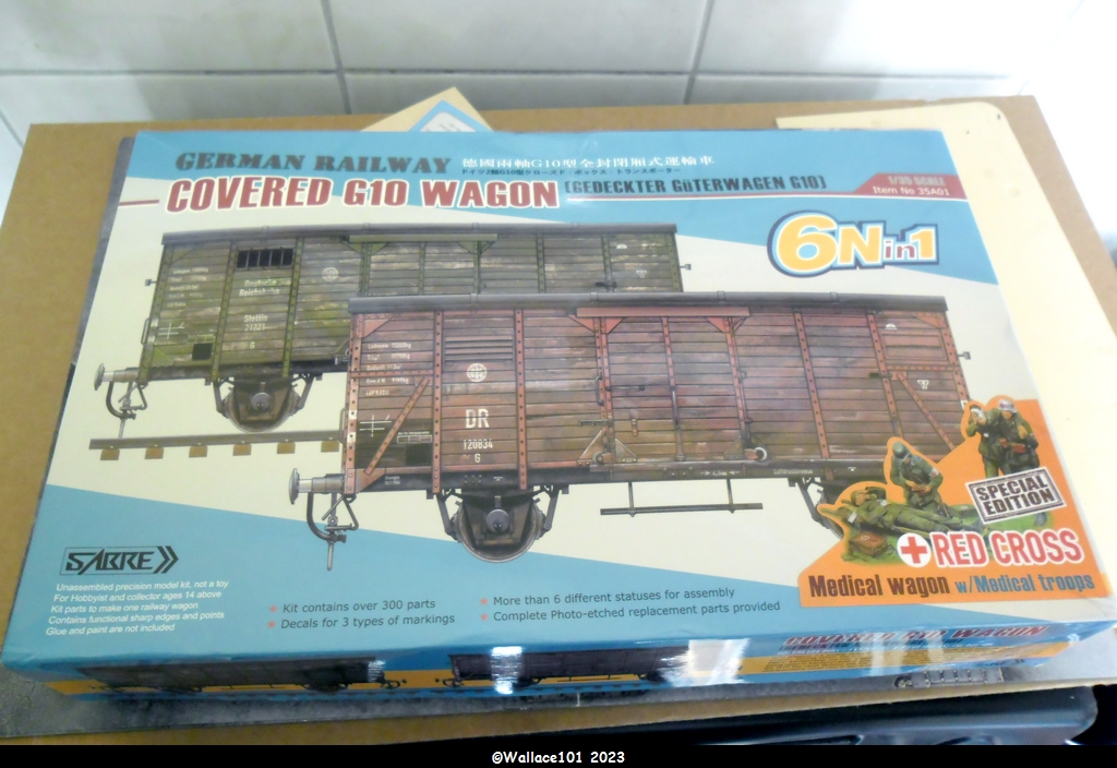 Covered Medical G10 Wagon Sabre 1/35 + figs Dragon Sam_2019