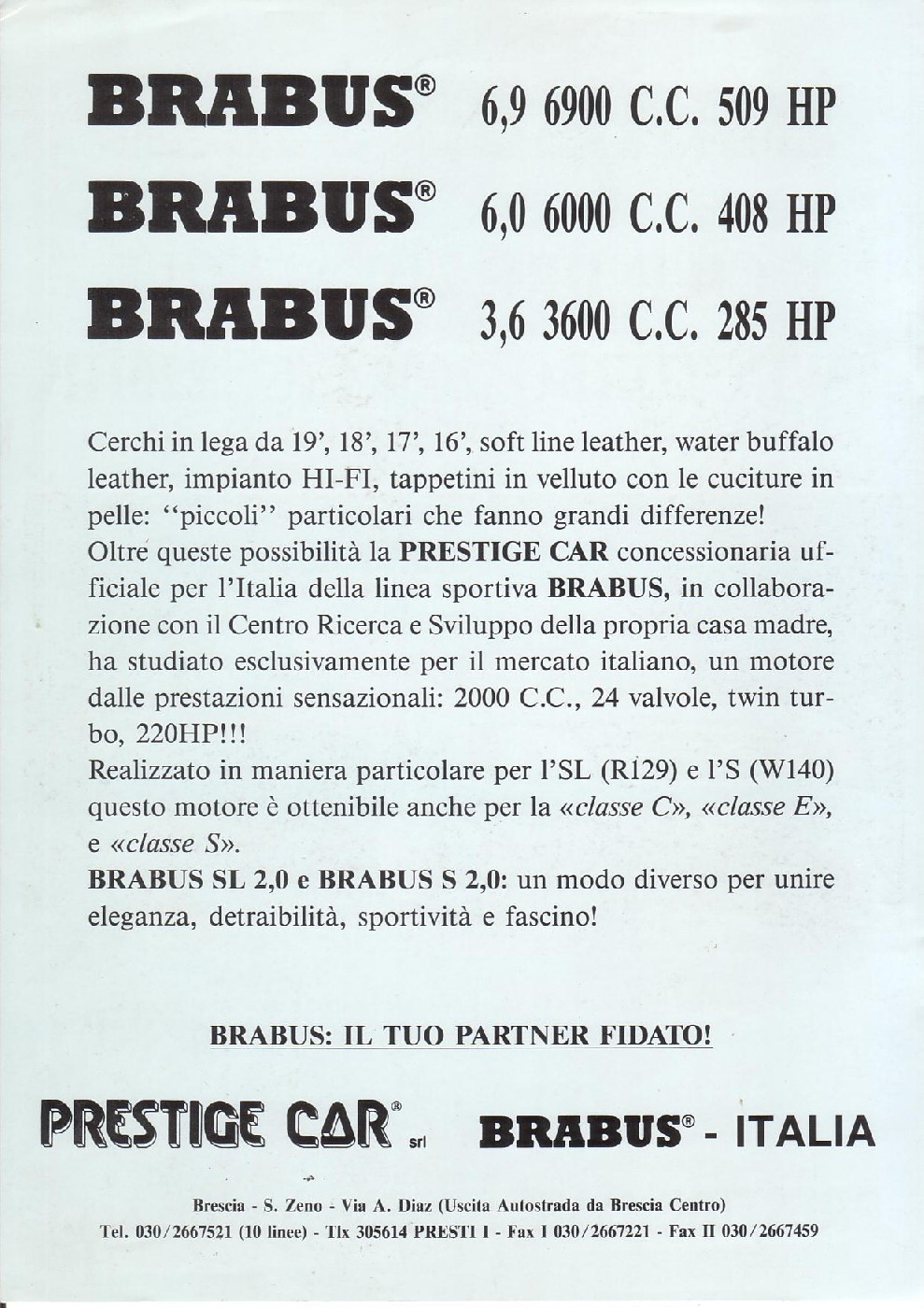 (W140): Catálogo BRABUS® - italiano  2313cb10