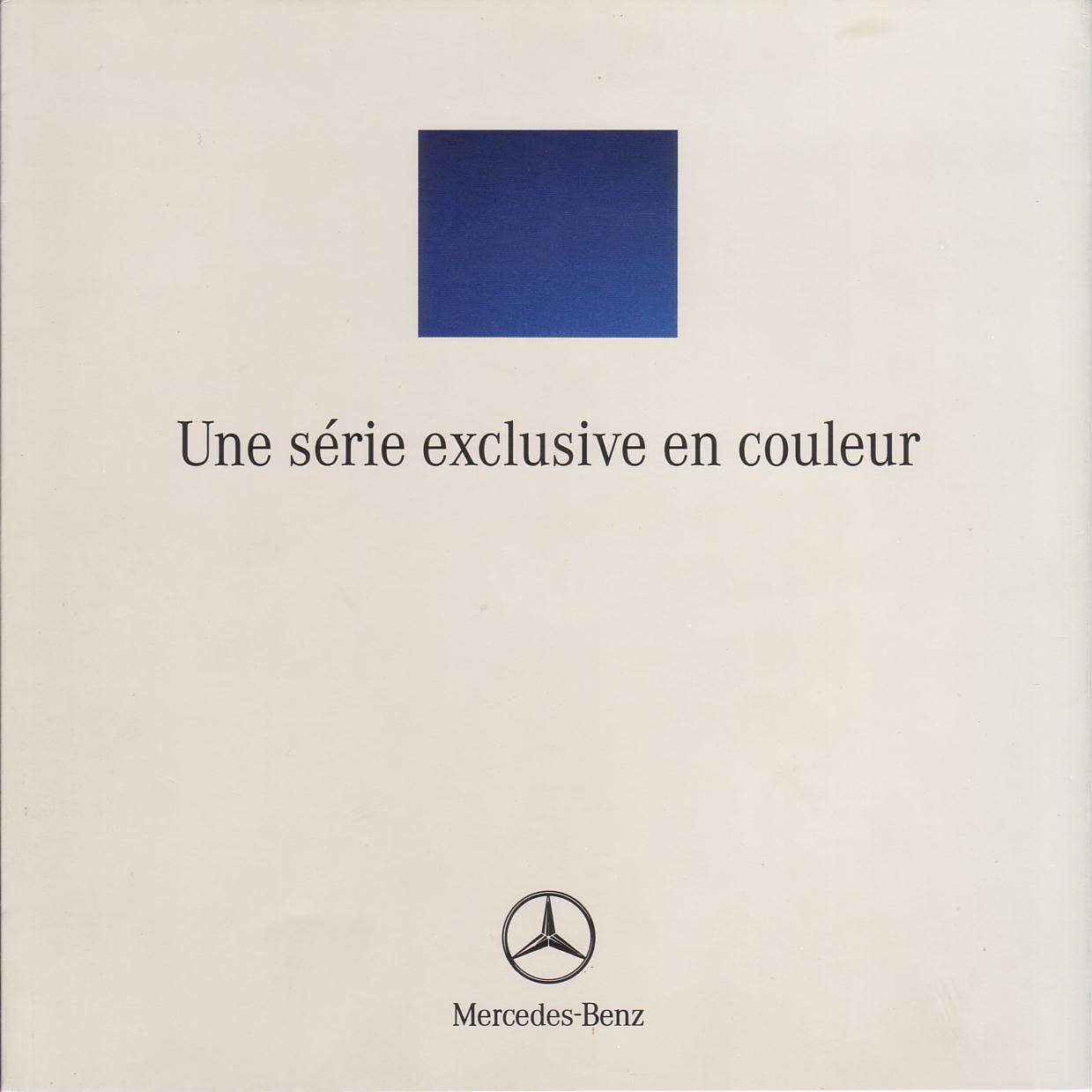 (W201): Catálogo edição especial Azzurro 190E 2.0 - francês  D6bde110