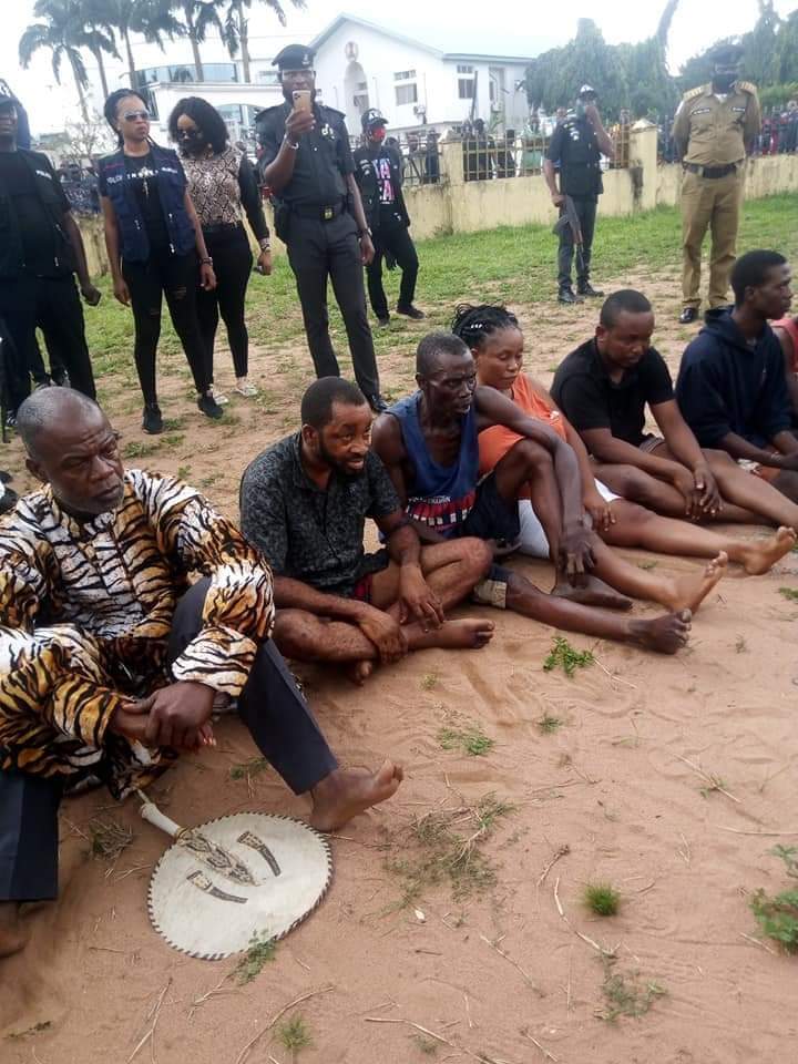 Traditional Ruler Arrested With His Kidnappers Gang Fb_img33