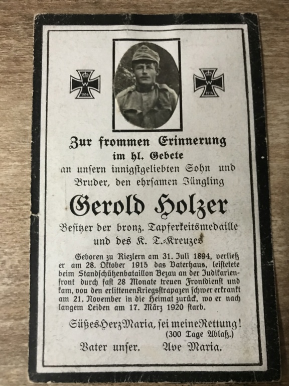Avis de décès soldat allemand 14-18 100c7410