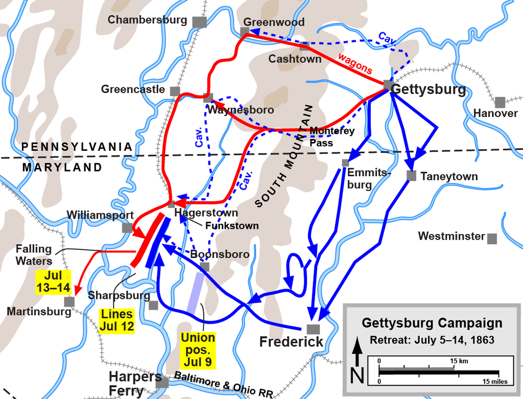 La bataille de Gettysburg : 04 juillet 1024px10
