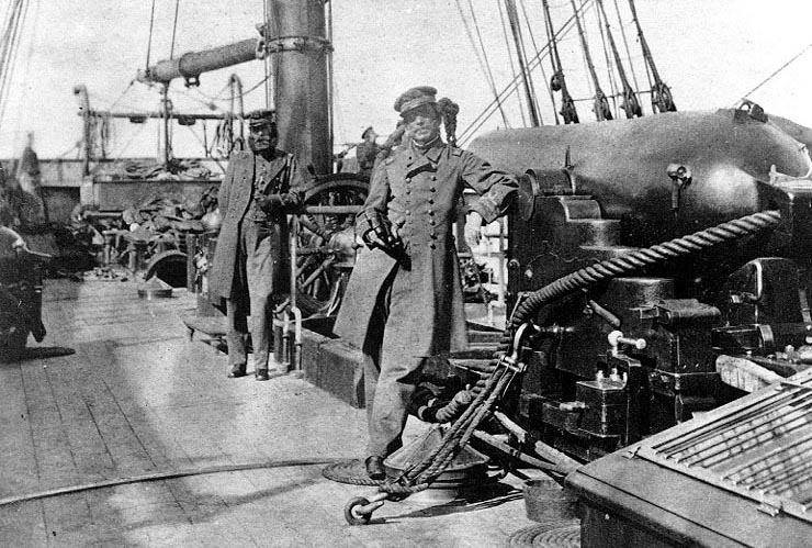 Duel entre le CSS ALABAMA et le USS KEARSAGE au large de CHERBOURG  19 JUIN 1864 65010