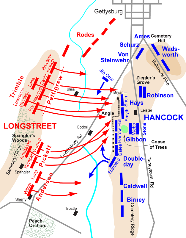 La bataille de Gettysburg : 03 juillet Picket10