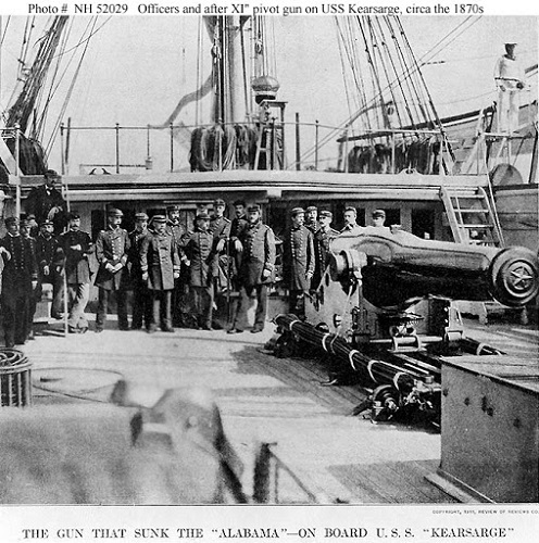 Duel entre le CSS ALABAMA et le USS KEARSAGE au large de CHERBOURG  19 JUIN 1864 - Page 2 Usskea10