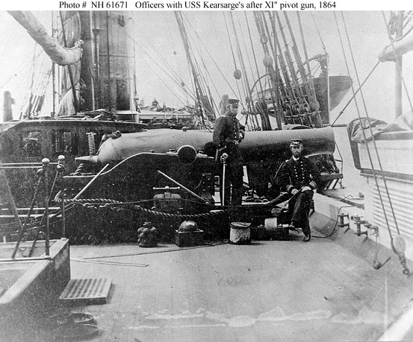 Duel entre le CSS ALABAMA et le USS KEARSAGE au large de CHERBOURG  19 JUIN 1864 - Page 2 Usskea11