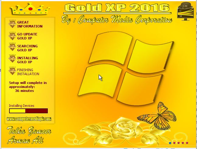 تحميل ويندوز xp GXP SP3 2016 By Computer Media 310