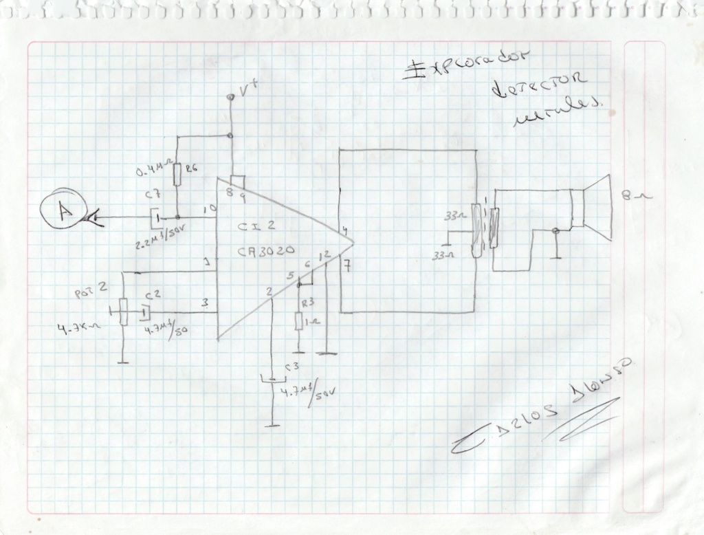 les COMPARTO DIAGRAMA DEL DETECTOR EXPLORADOR Detect10