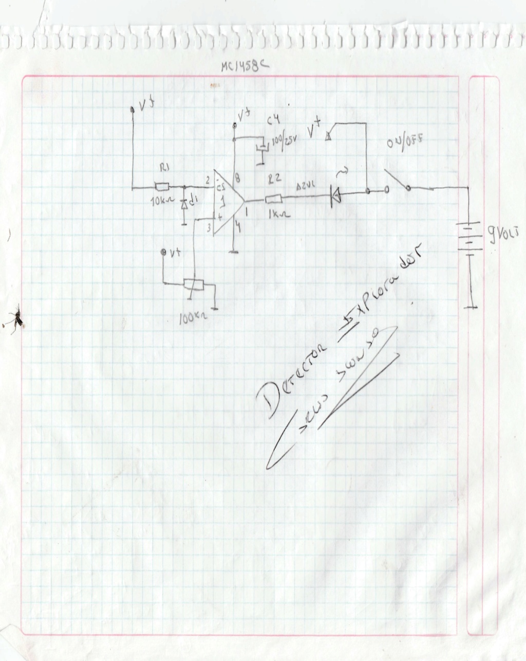 les COMPARTO DIAGRAMA DEL DETECTOR EXPLORADOR Detect11