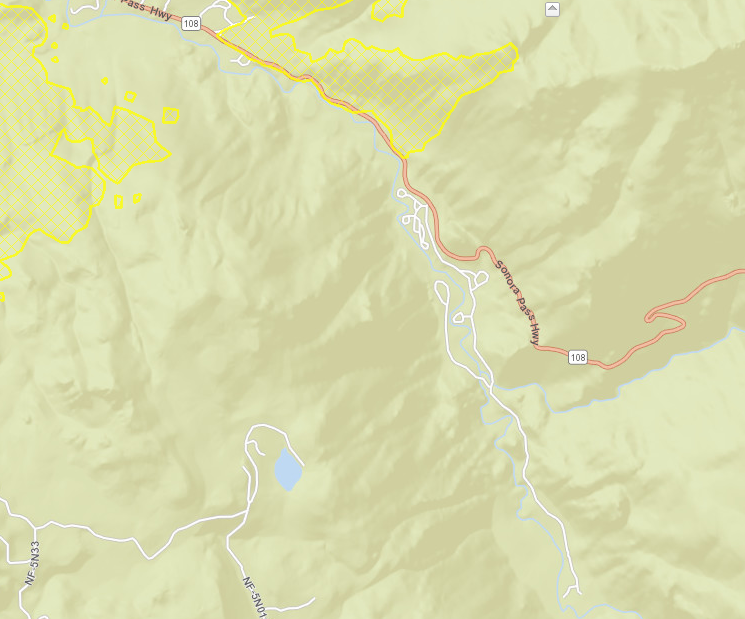 DONNELL FIRE UPDATE MAP, CLOSING IN ON ATV CAMP Kenned10