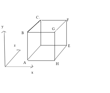 Geometria Analítica - Vetores/Mudança de Base Cubo_p12