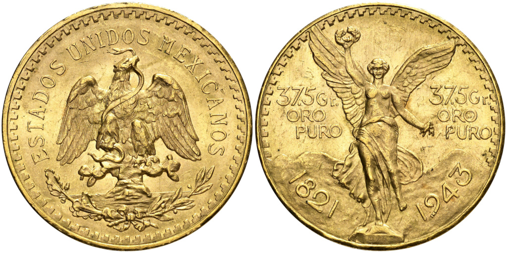 50 Pesos Mexicanos 1943 -Duda- 178210