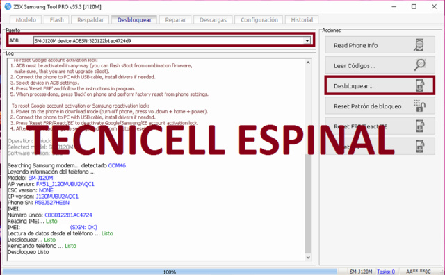 J120m B2 Unlock Con Z3x