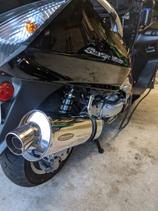 Aftermarket exhaust. Pxl_2014