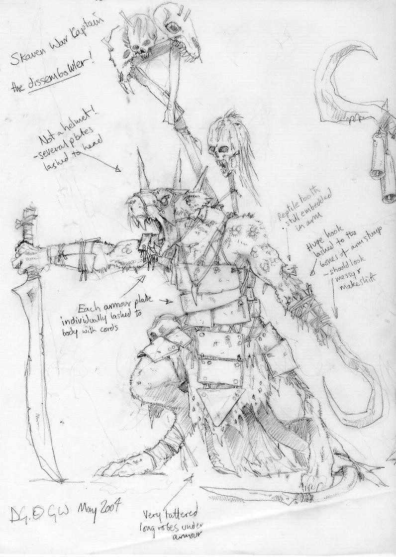 Concept art David Gallagher Skaven10