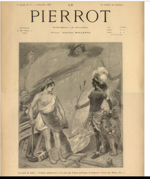 La presse satirique illustrée française et la colonisation Captur28