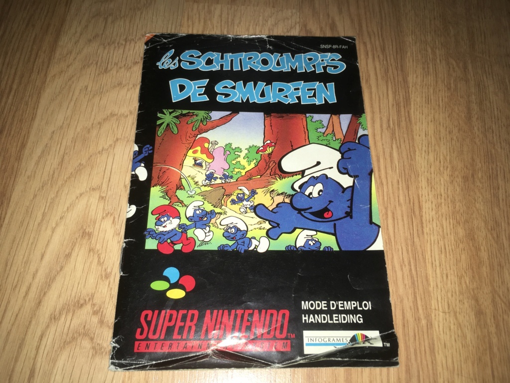 [VDS] Jeux NES / SNES PAL complets dont Les Schtroumpfs avec son poster Les_sc14