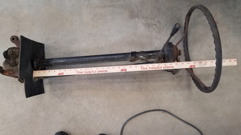 Steering column and front axle 20201211