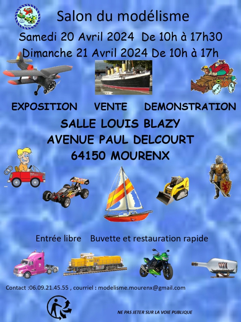 Salon du modélisme - Mourenx (64) - 20 & 21 avril 2024 Salon-10