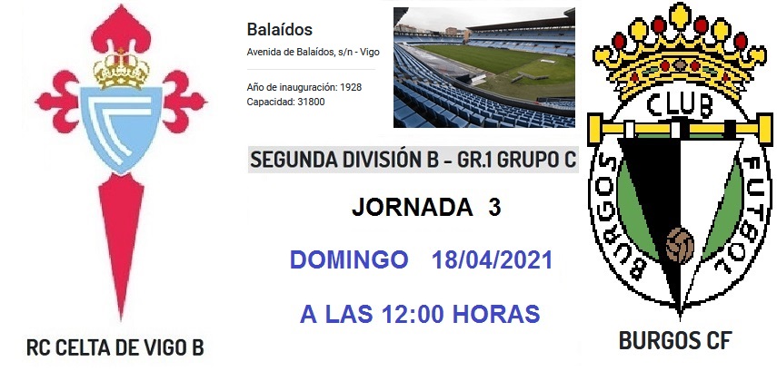 Celta B 1 - 1 Burgos CF         (3ª Jornada 2ª Fase 2020\21) Burgos10