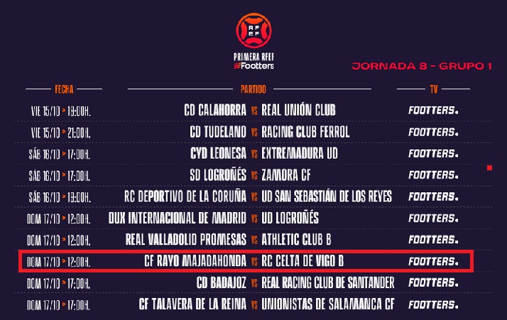 2021- 2022 - 8ª Jornada |  CF Rayo Majalahonda 0-0 Celta B Celtab20
