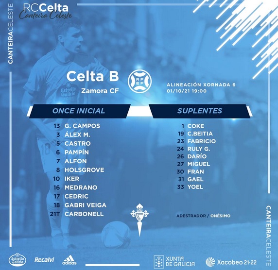 2021- 2022 - 6ª Jornada |  Celta B 1-0 Zamora CF Zamora10