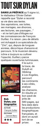 Biographie de Bob Dylan en français 1941-2021 Rollin10