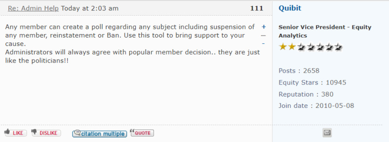 Poll to Ban members (samJ 1974) who Violate forum rules and insult members 217