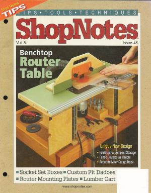 Woodworking Shopnotes 045 (May 1999) - Bench Top Router Table 29329610