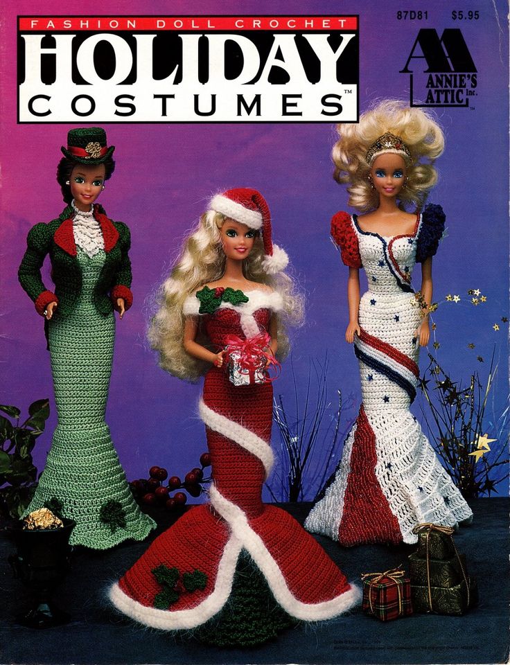 Holiday Costumes (Fashion Doll Crochet) 58526210